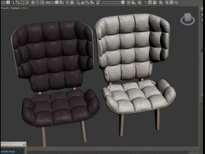poltrona gigantesca Modelo 3D