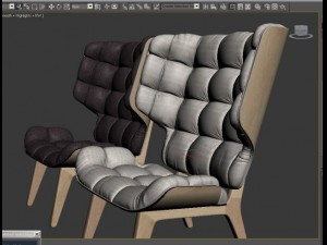 mammoth armcair 3Dモデル
