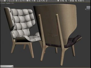 poltrona gigantesca Modelo 3D