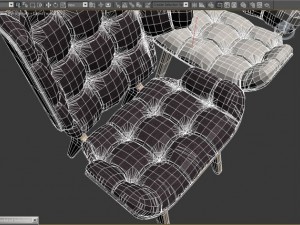 mammoth armcair 3Dモデル