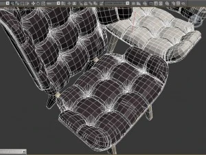 poltrona gigantesca Modelo 3D