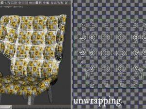 poltrona gigantesca Modelo 3D