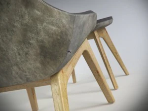 morph lounge chair 3D Model