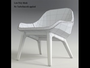 morph lounge chair 3D Model