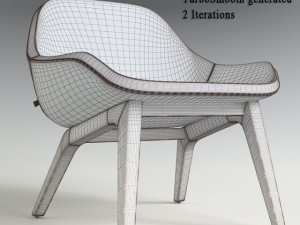 morph lounge chair 3D Model
