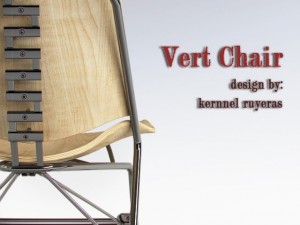 vert chair Modèle 3D