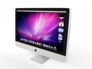 सेब आईमैक 3D मॉडल