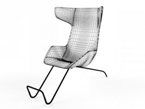 modern chair 3D-Modell
