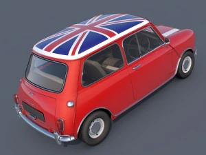 austin mini cooper s british 3D Model