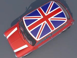 austin mini cooper s british 3D Model