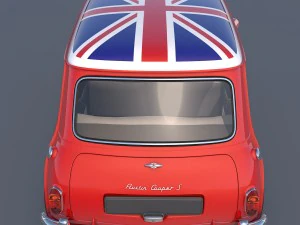 austin mini cooper s british 3D Model