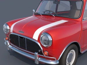 austin mini cooper s british 3D Model