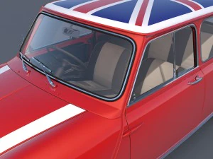 austin mini cooper s british 3D Model