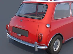 austin mini cooper s british 3D Model
