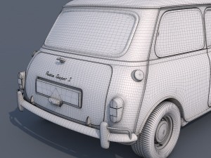 austin mini cooper s british Model 3D