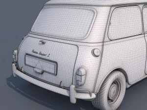 austin mini cooper s british 3D Model