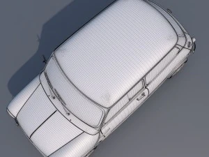 austin mini cooper s british 3D Model