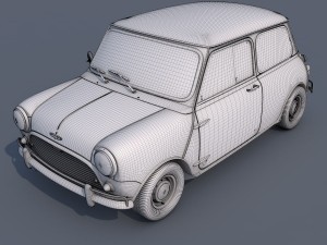 austin mini cooper s british Model 3D