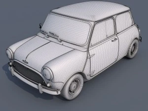 austin mini cooper s british 3D Model