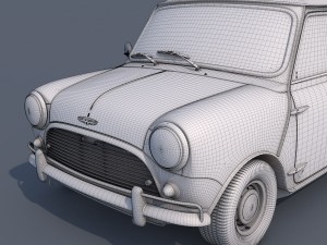 austin mini cooper s british Model 3D