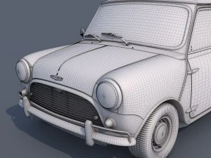 austin mini cooper s british 3D Model