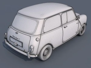 austin mini cooper s british 3D Model