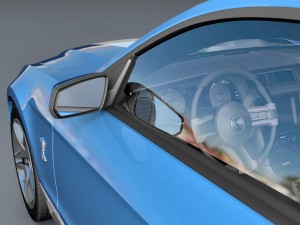 ford mustang shelby gt500 2010 Modelo 3D