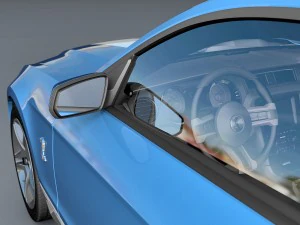 ford mustang shelby gt500 2010 3D Model