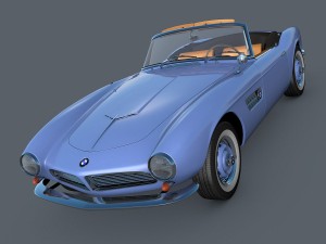 bmw 507 roadster 3D Model