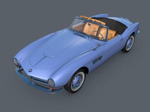 bmw 507 roadster Modèle 3D