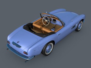 bmw 507 roadster Modèle 3D