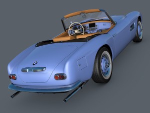 bmw 507 roadster Modèle 3D