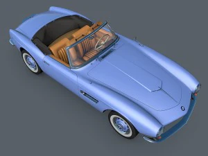 bmw 507 roadster Modello 3D
