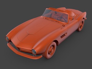 bmw 507 roadster Modèle 3D