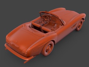 bmw 507 roadster Modèle 3D