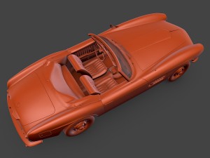 bmw 507 roadster Modèle 3D