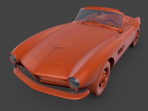 bmw 507 roadster Modèle 3D