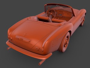 bmw 507 roadster Modèle 3D