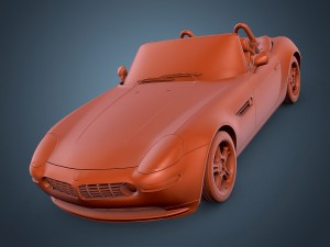 bmw z8 e52 roadster 3D Модель