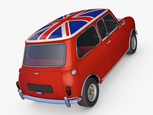 austin mini cooper s british 3D Модель