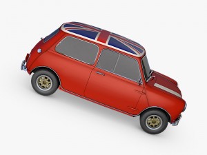 austin mini cooper s british 3D Модель