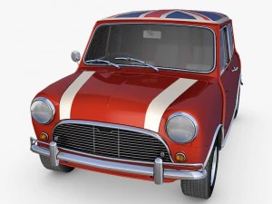 austin mini cooper s british 3D Model