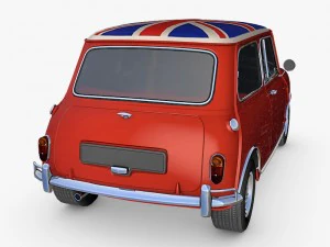austin mini cooper s british 3D Model