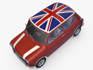 austin mini cooper s british 3D Модель