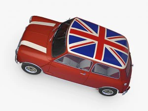 austin mini cooper s british 3D Model