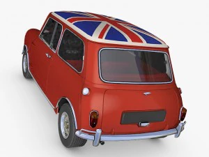 austin mini cooper s british 3D Model