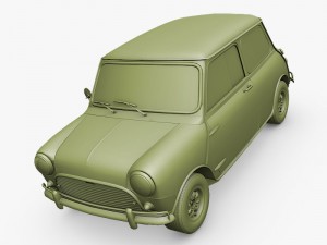 austin mini cooper s british 3D Модель