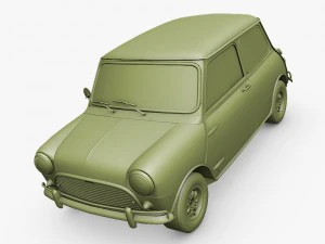 austin mini cooper s british 3D Model