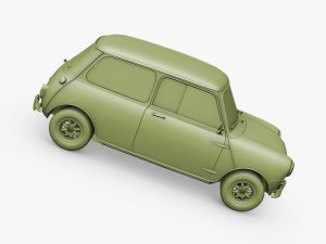 austin mini cooper s british 3D Модель