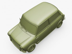 austin mini cooper s british 3D Модель